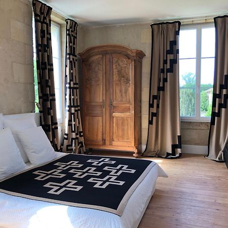 Chateau Bernon Maison D Hotes - Piscine Et Spa Queyrac Bagian luar foto